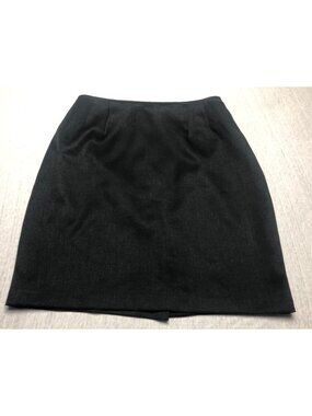 Stringbean Skirt Black Classic High Waisted Short Zipper Women’s Solid Polyester